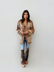 Wild West Camel Knit Cardigan – Malibu Road Exclusive