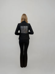 Malibu Road Vintage Designer Inspired Black Blazer