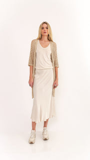 Crystal Crochet Cardigan with Star