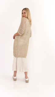 Crystal Crochet Cardigan with Star