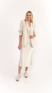 Cyprus Khaki Single Breasted Lite Weight Blazer