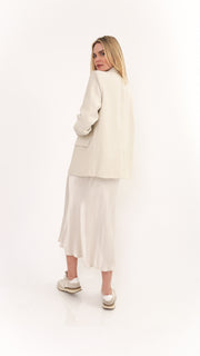 Cyprus Khaki Single Breasted Lite Weight Blazer