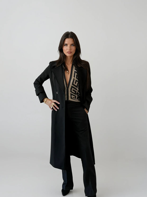 London Black Jacket – Women's Classic Black Jacket