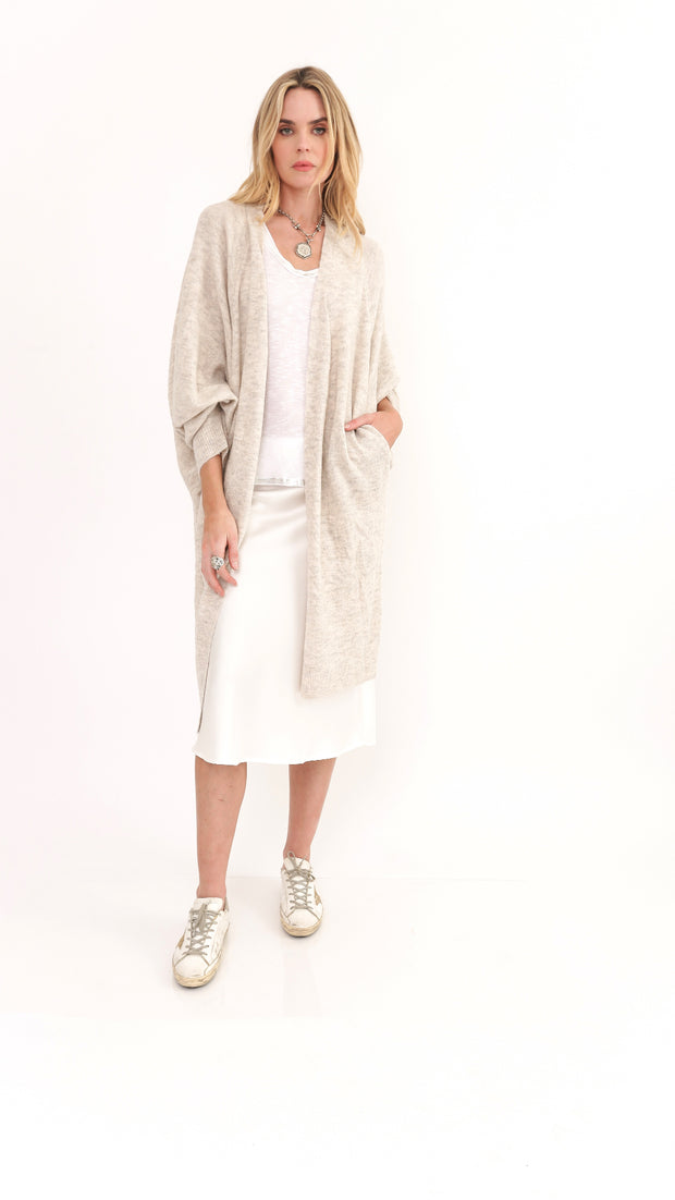 Paisley Off White Over Sized Comfy Sweater