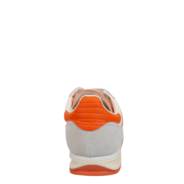 BARKLEY JOGGER in WHITE ORANGE, back view
