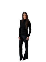 New Julia black Moc Turtleneck