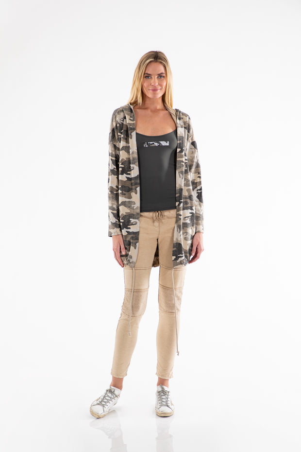 Military Jackets For Womens - Becca Army Sweat Jacket | Malibu-Road-Store