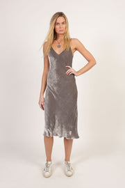 Caroline Velvet Slip Dress