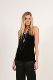 Shelby Velvet Halter Top